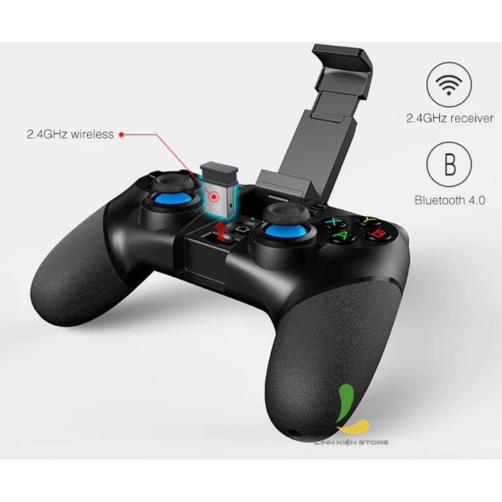 Tay cầm chơi game Ipega 9156 - Chất liệu ABS, Kết nối Bluetooth 4.0 - Bảo hành 3 tháng