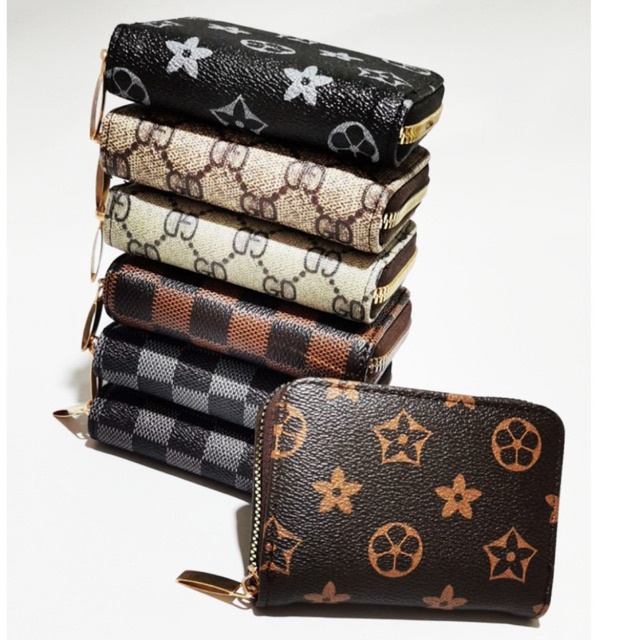 Túi đựng thẻ cầm tay mini thiết kế nhiều ngăn tiện dụng thời trang cho nam nữ