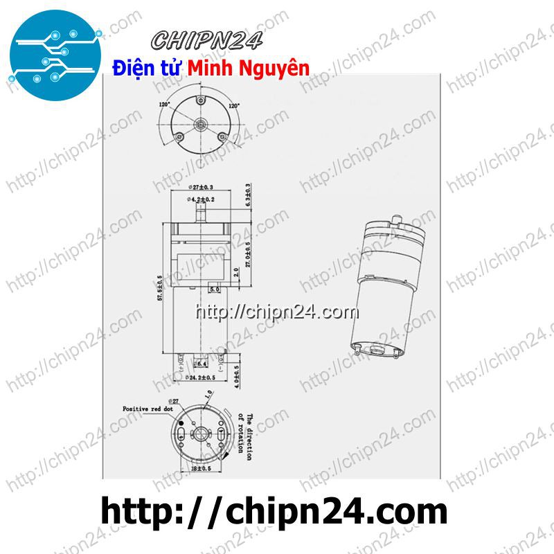 [1 CÁI] (H133) Máy bơm Khí Oxy, Máy bơm Huyết áp 6VDC 370
