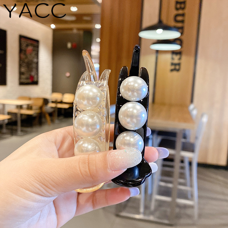 Kẹp Tóc Nữ Đính Ngọc Trai Thanh Lịch Thời Trang Phong Cách Hàn Quốc