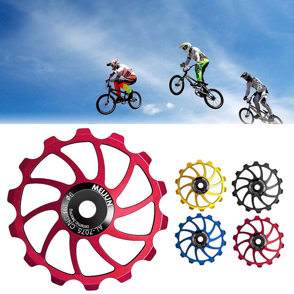 Bánh Răng Ròng Rọc Bằng Hợp Kim Nhôm 14t 15t 16t Chuyên Dụng Cho Xe Đạp Leo Núi