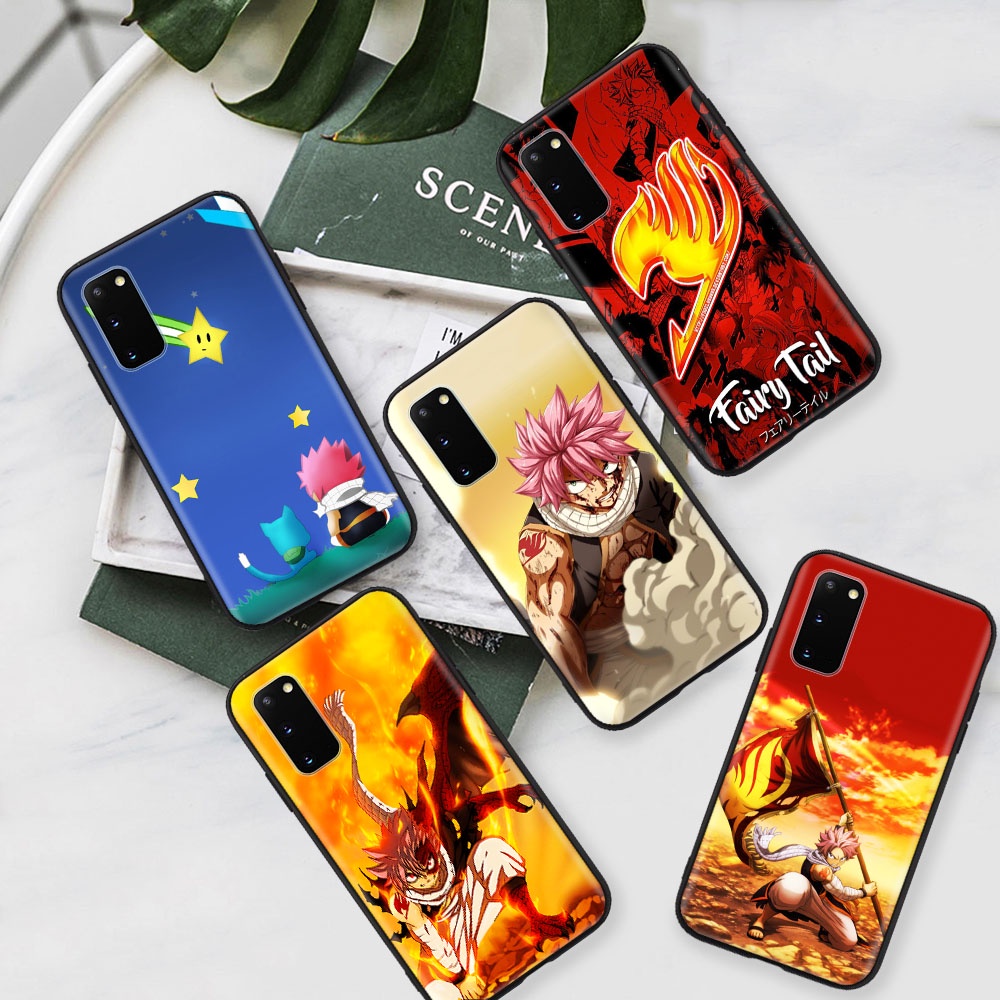 Ốp Điện Thoại Dẻo Viền Đen Họa Tiết Hoạt Hình Fairy Tail Cho Samsung J7 S22 A32 A8 Ultra A82 Duo Pro Plus MIB-116