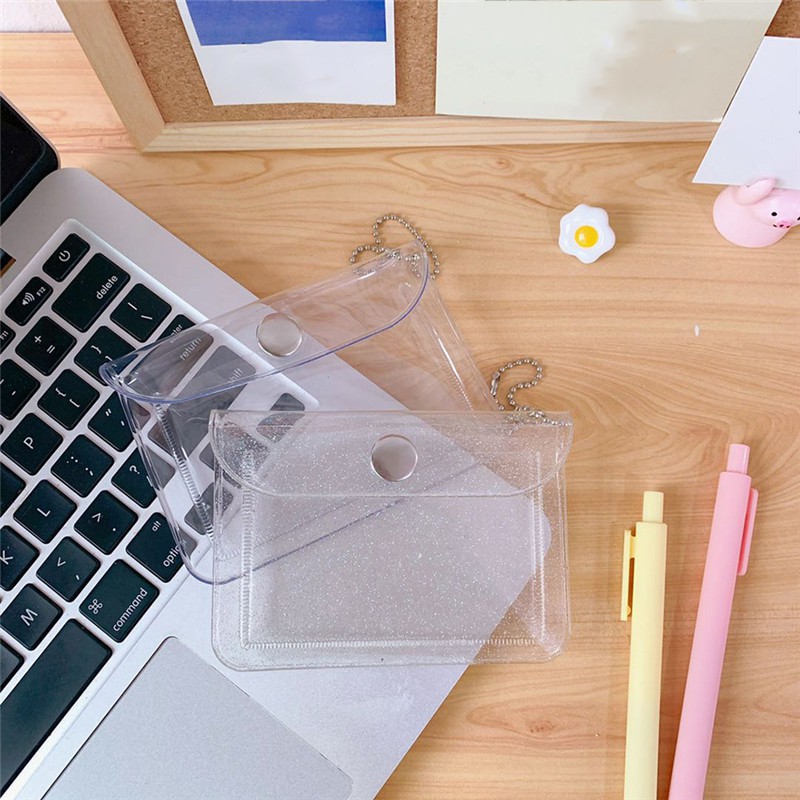 Ví Đựng Thẻ Trong Suốt Kiểu Dáng Đơn Giản Thời Trang