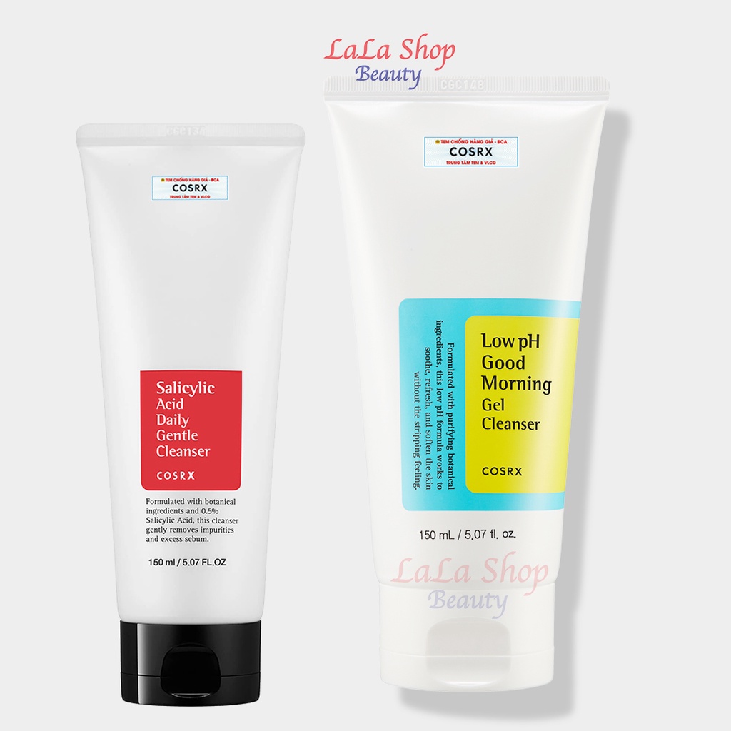 Sữa rửa mặt COSRX Salicylic Acid Daily Gentle &amp; Low pH Good Morning Gel Cleanser 150ml
