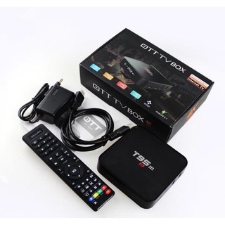 ANDROID TV BOX T95M 2G Tích hợp FPT Play (Truyền hình 4K siêu nét) có Bluetooth