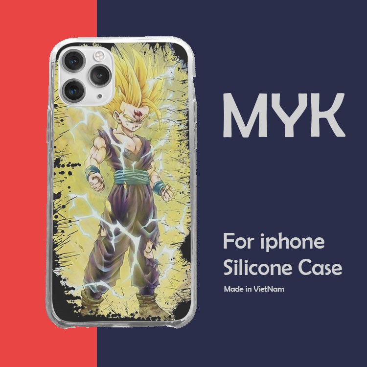 Ốp Lưng Goku Dragon Ball Z bảy viên ngọc rồng cho Iphone 5 6 7 8 Plus 11 12 Pro Max X Xr GOKPOD00274