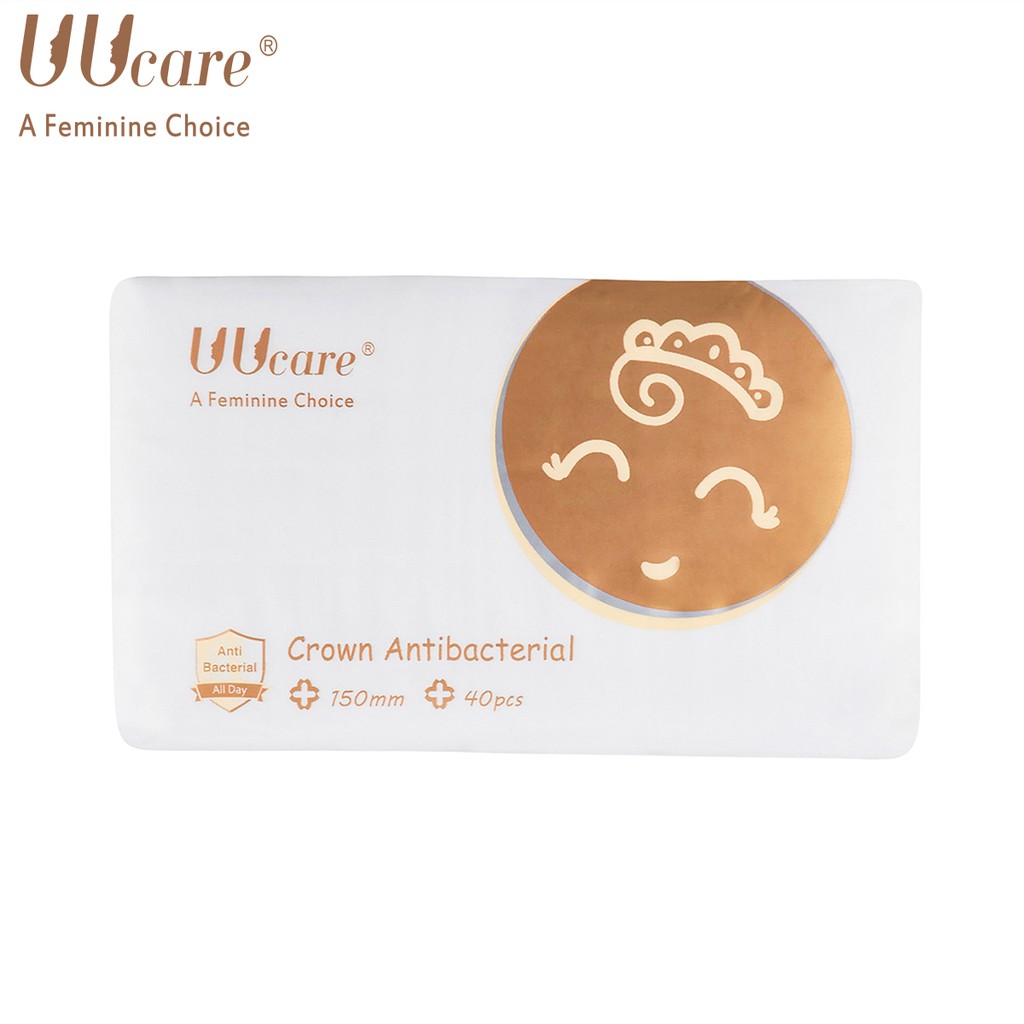 Băng vệ sinh UUcare Crown Antibacterial hàng ngày 15cm