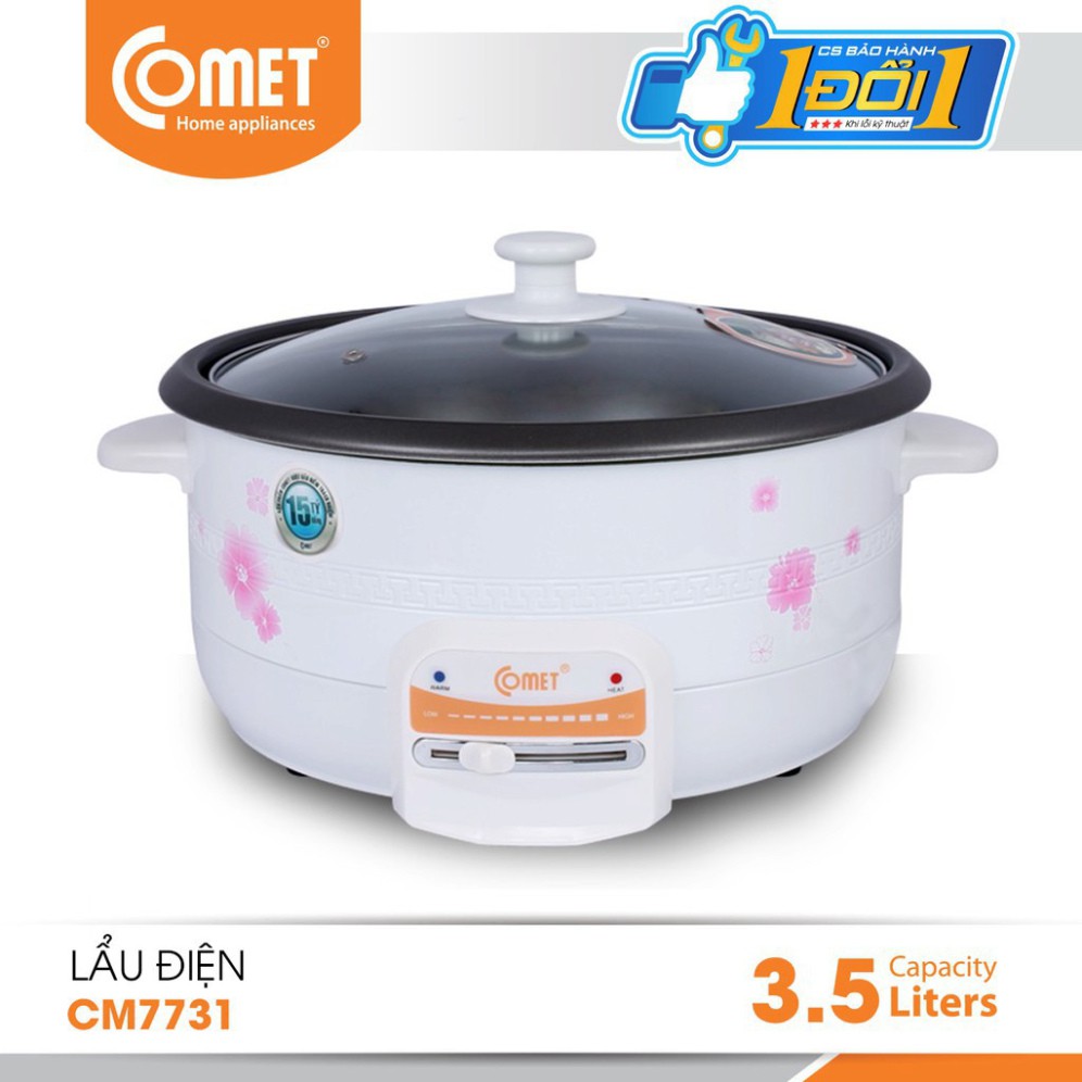 MJ MI1 Nồi lẩu điện Comet CM7731NP (3.5L) 58 MJ