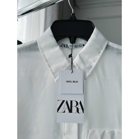 áo sơ mi trắng túi ngực hàng nhà máy kèm móc