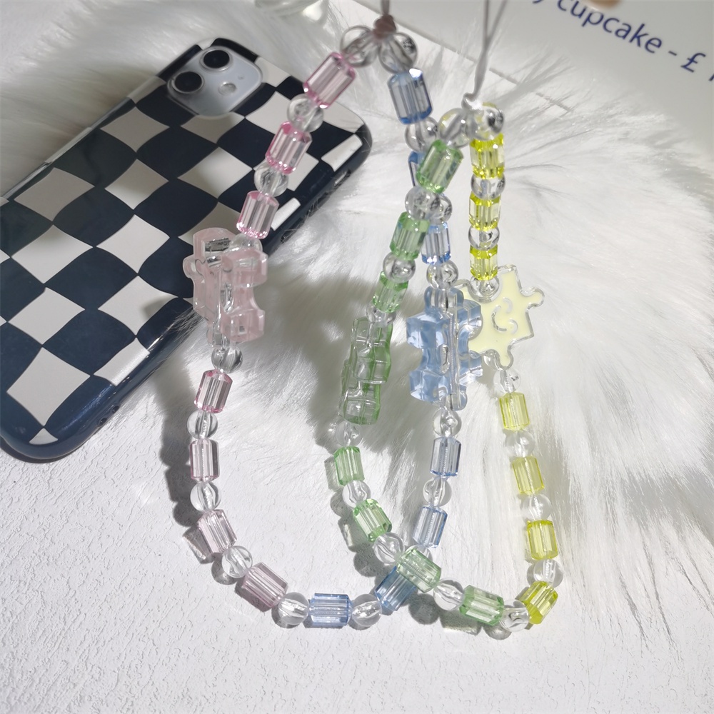 Dây Hạt Ngọc Trai Bằng Acrylic Chống Thất Lạc Gắn Điện Thoại Tiện Dụng