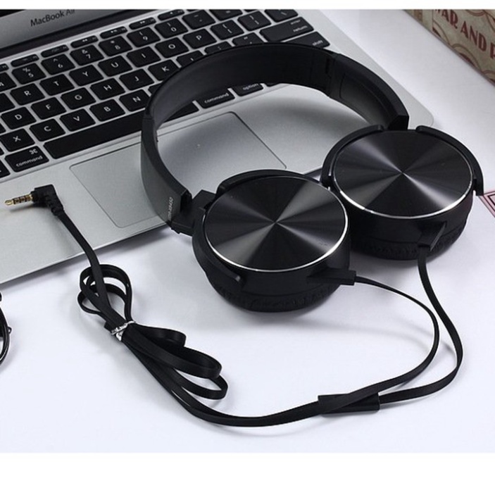 Tai nghe chụp tai headphone tốt chống ồn, thiết kế đẹp rẻ 1 chân 3.5mm Educase.vn