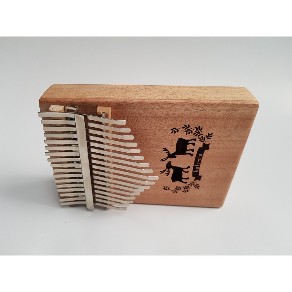 (RẺ BẤT NGỜ) Đàn Kalimba 17 phím Hươu gỗ Mahogany Full phụ kiện