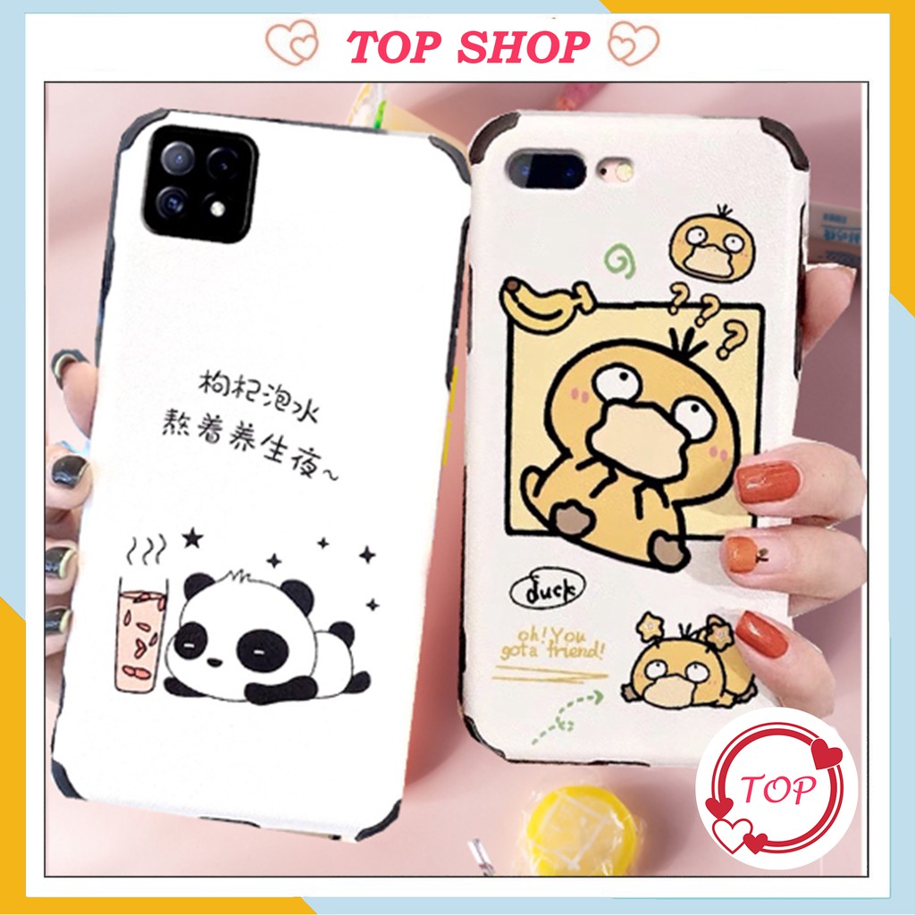 Ốp Lưng Iphone Chống Sốc,Chống Va Đập IMD Panda và Vịt VH 6/6plus/7/7plus/8/8plus/x/xs/11/12/pro/max/plus/promax/Topshop