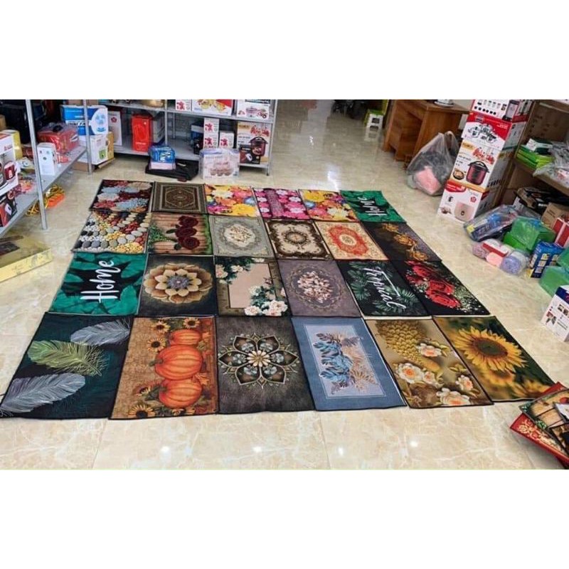 Thảm Lau Chân In Hình 3D Cực Hot 40x60cm