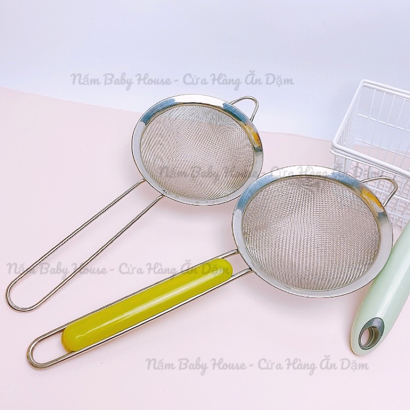 Rây lọc cháo cực mịn cho bé ăn dặm đường kính 12cm