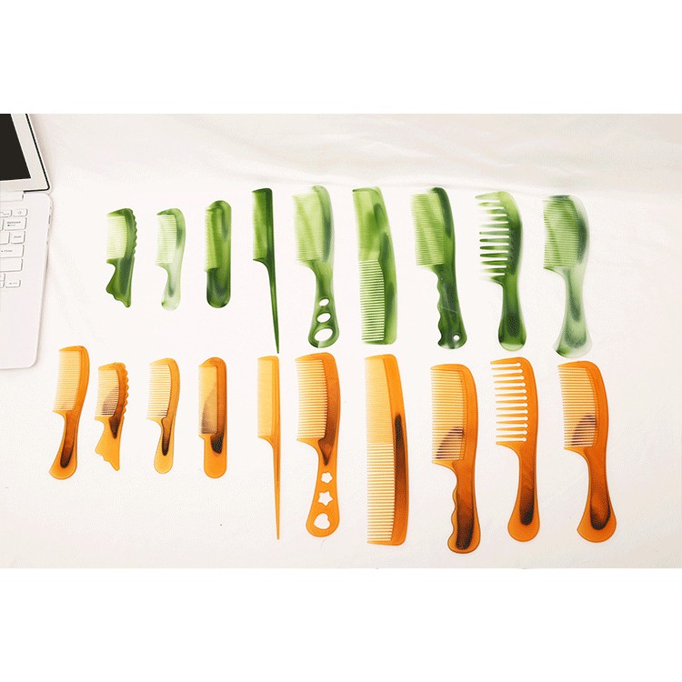 Set 10 Lược Chải Tóc Chống Tĩnh Điện Tiện Dụng - Dumi Shop