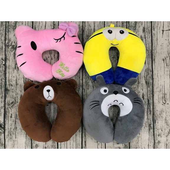 BIG SALE Gối kê cổ nhiều màu,gối chữ U totoro văn phòng