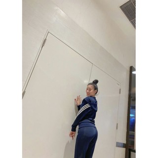 set thể thao das nữ  có nón màu xanh navy