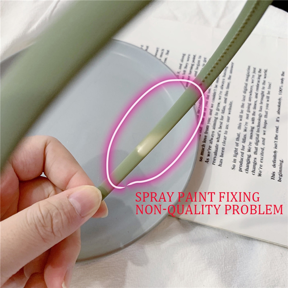 Băng Đô Nhựa Màu Trơn Thiết Kế Đơn Giản Cho Nữ