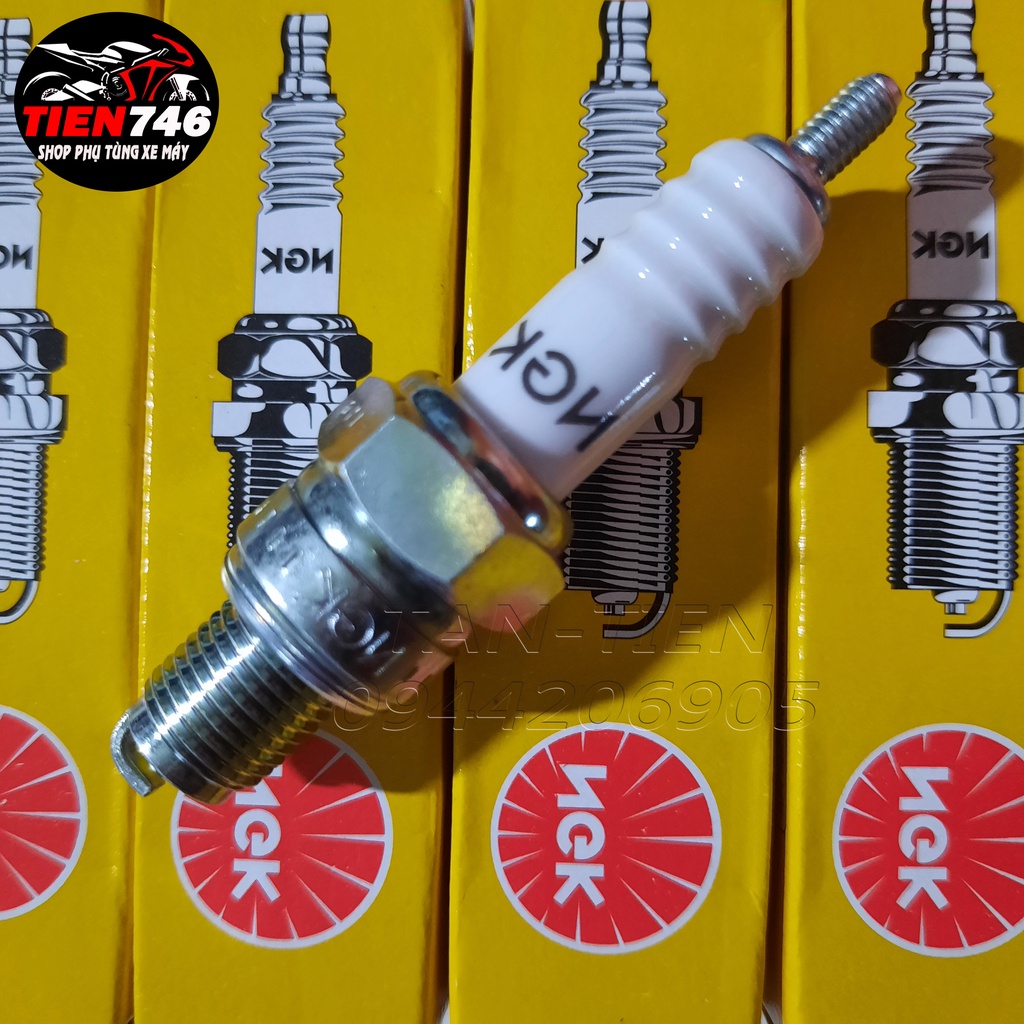 Bugi NGK C5HSA chân ngắn, Hàng chính hãng NGK 100%, lắp cho Wave Dream và nhiều dòng xe khác.