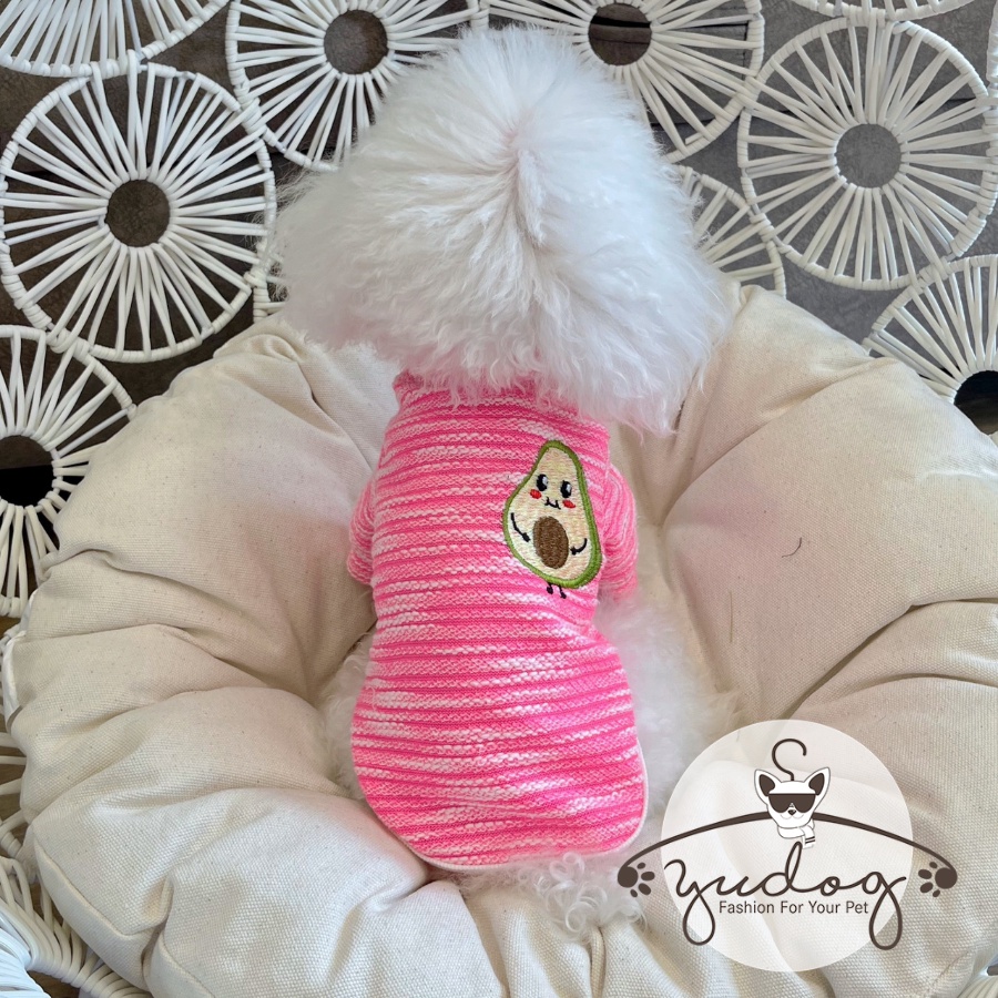 Áo cho chó mèo yudog áo cổ lọ vải len móc dầy ấm cho thú cưng