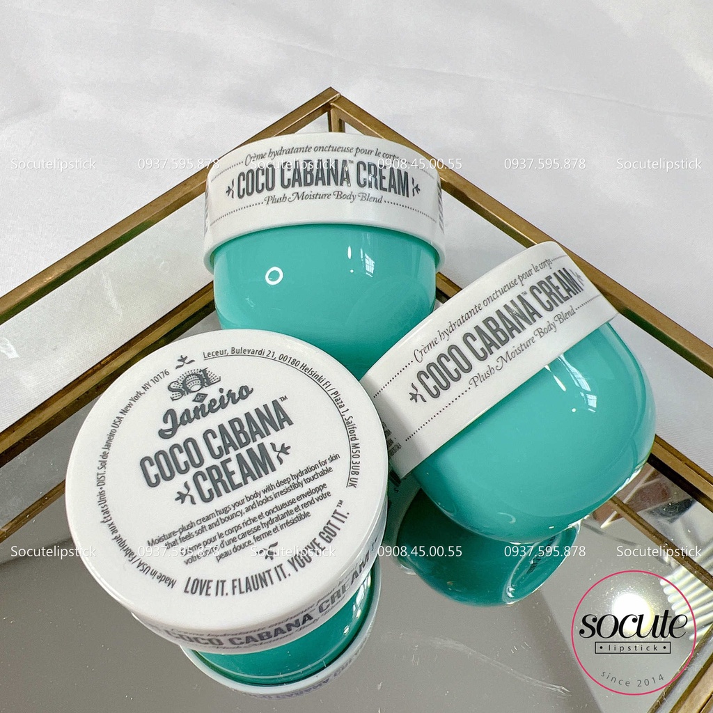 Kem dưỡng thể SOL DE JANEIRO Coco Cabana Body Cream 25ml