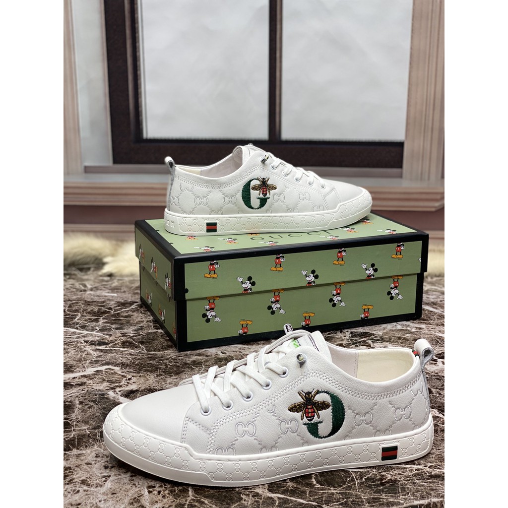 Giày sneakers nam da thật GUCCI GG GC thiết kế thanh lịch và nhẹ nhàngmang đến cảm giác thoải mái