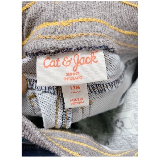 Quần jeans Cat&amp;Jack xuất dư size 12m-5y