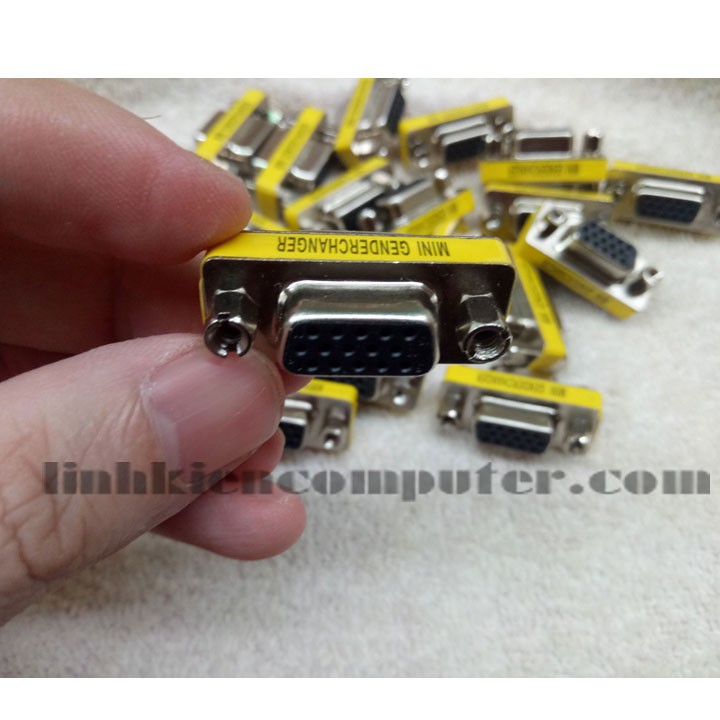 Đầu nối VGA 2 đầu dương - đầu nối nối dài 2 đoạn cáp VGA với nhau
