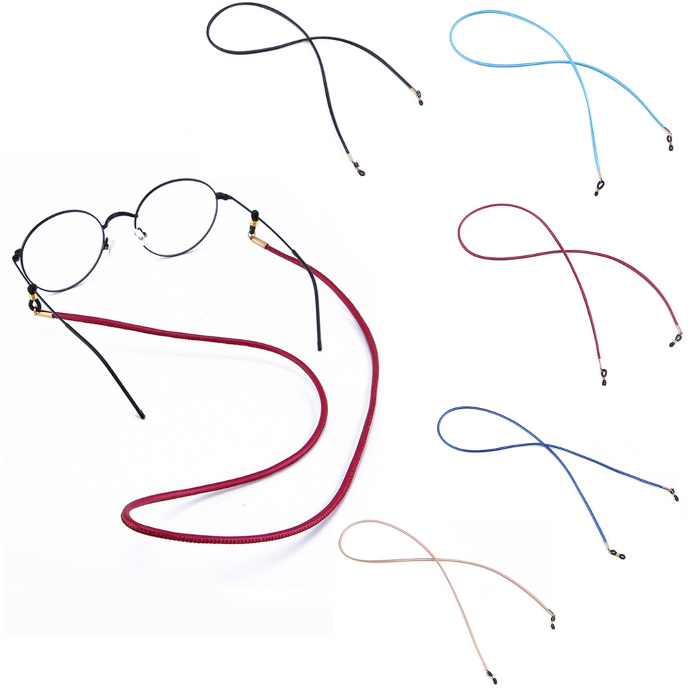 Dây đeo giữ kính mắt chống trượt bằng da thời trang unisex