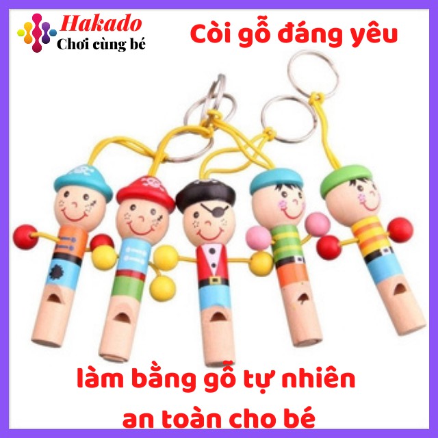 Còi gỗ đáng yêu cho bé