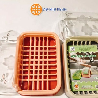 Hộp đựng xà bông, xà phòng có nắp đậy khô ráo