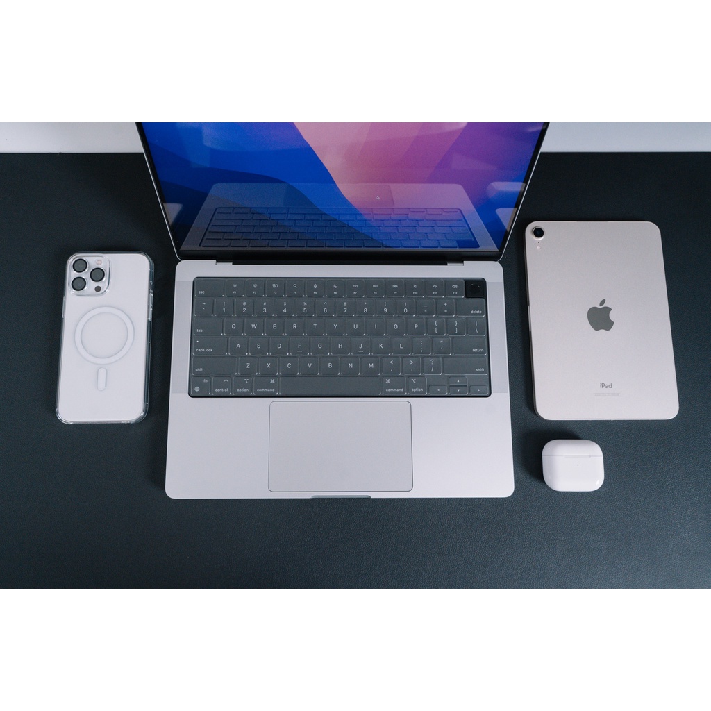 Lót Phím Chống Bụi Bẩn, Chống Nước, Bảo Vệ Bàn Phím Macbook Pro 14,16 inch 2021 Lucas