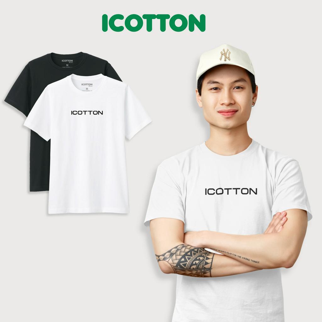 Áo Tshirt nam dáng ôm Icotton chất cotton 100% co giãn 4 chiều