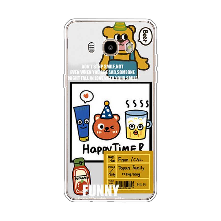Ốp Điện Thoại TPU Dẻo In Họa Tiết Độc Đáo Thời Trang Cho Samsung Galaxy J4 PLUS 2018 j5 prime j5 pro j5 2016