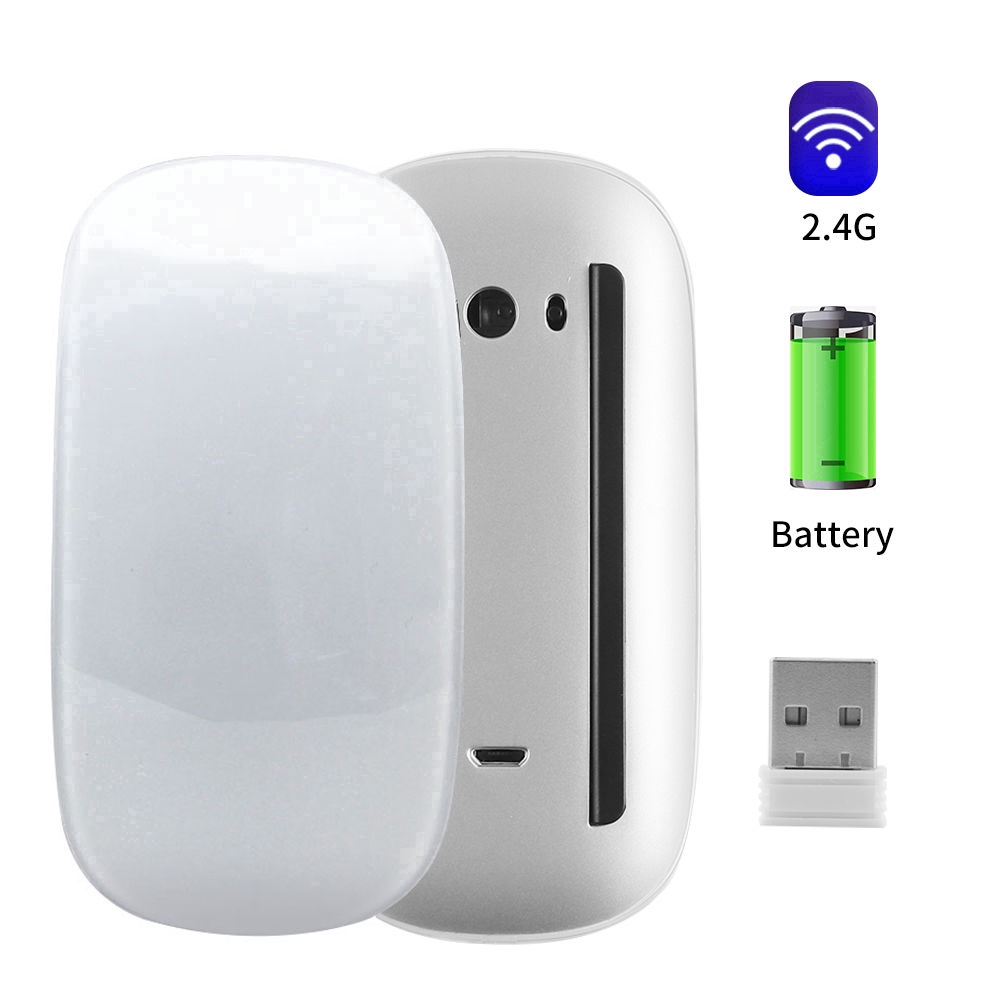 Chuột không dây cảm ứng 2.4g 1600dpi chuột im lặng có thể sạc lại