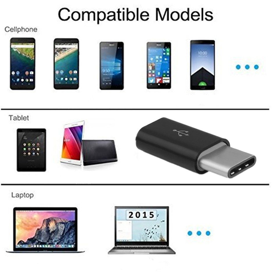 Đầu Chuyển Đổi USB 3.1 Type-C Sang Micro USB Mini Type C
