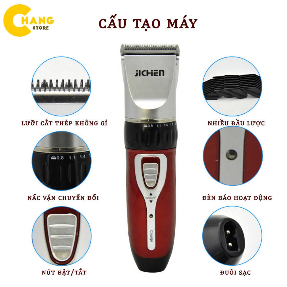 Tông Đơ Cắt Tóc Gia Đình Jichen JC-0817