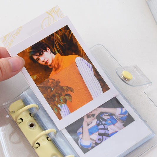 Sổ Còng Mini Binder 3 Còng Đựng Card Kpop Idol Kiêm Ghi Chép (đọc mô tả)