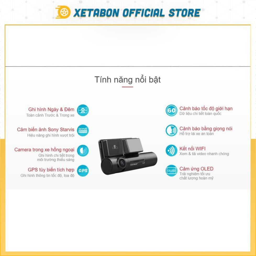 VIETMAP R1 - Camera Hành Trình Cảm Ứng - Cảnh Báo Giao Thông - Cảnh Báo Tốc Độ, Màn Hình OLED + Kết Nối Wifi | BigBuy360 - bigbuy360.vn