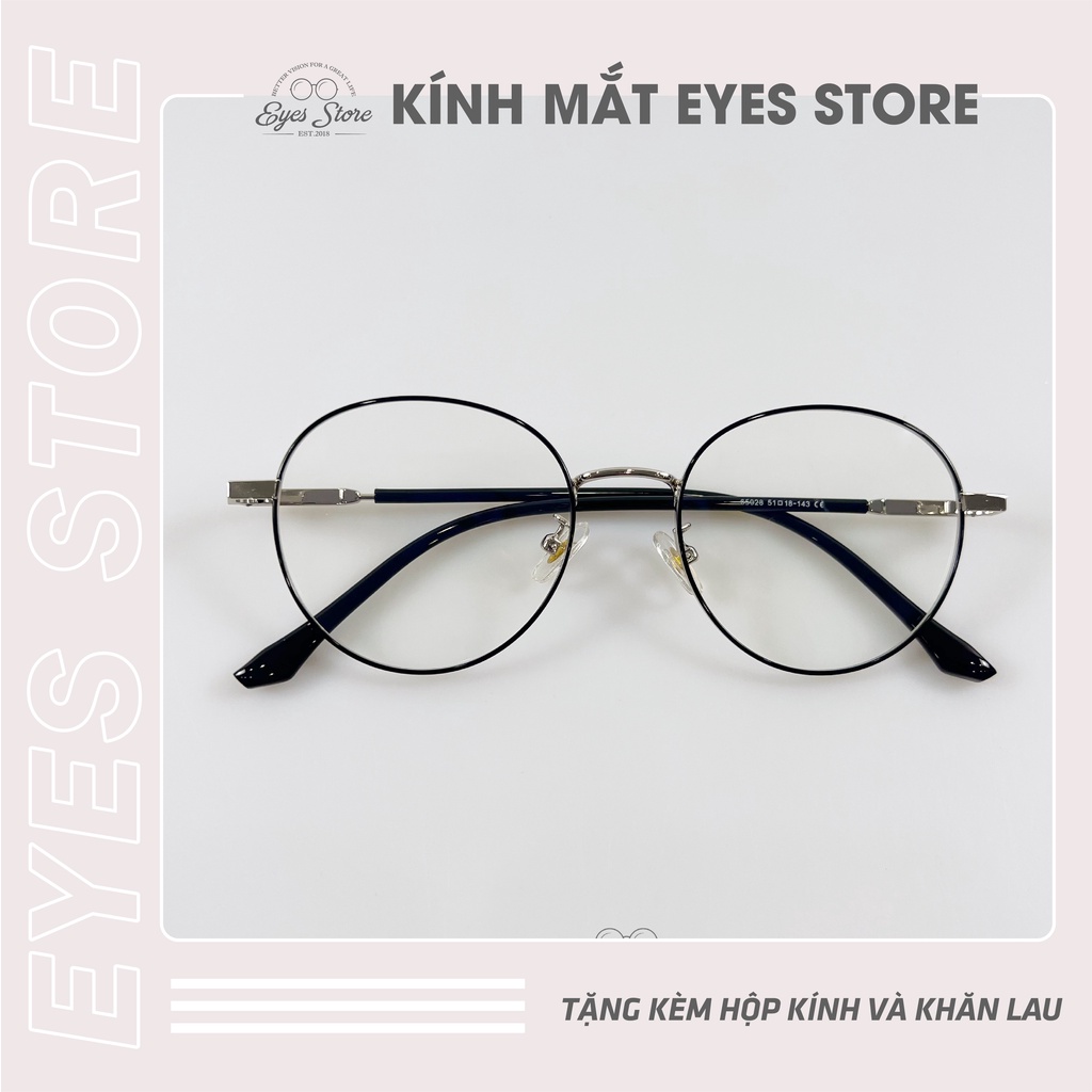 Gọng Kính Cận Nam Nữ EYESSTORE 65028 - Hợp Kim