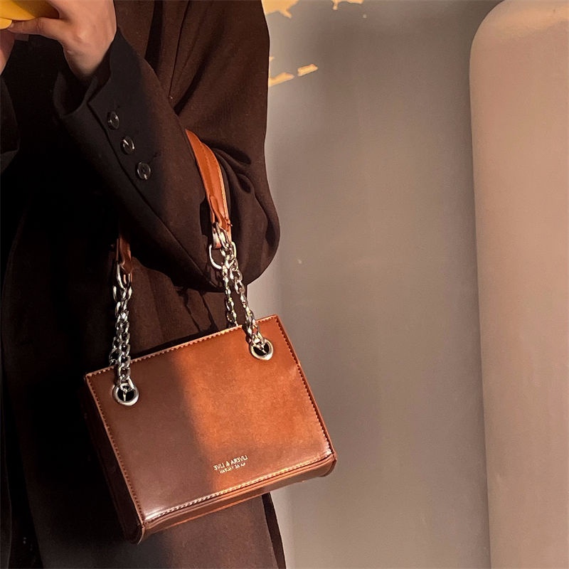 Túi Đeo Vai Hình Vuông Nhỏ Xinh Phong Cách Retro Thời Trang Cao Cấp 2022