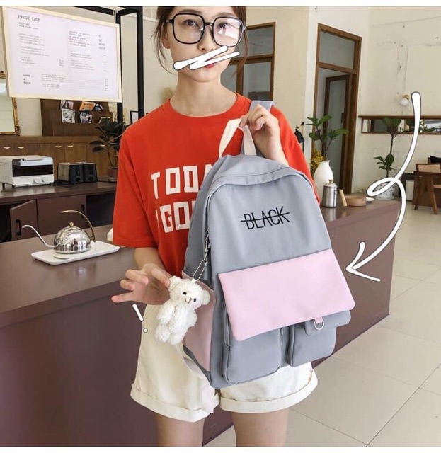 Balo Black Thời Trang