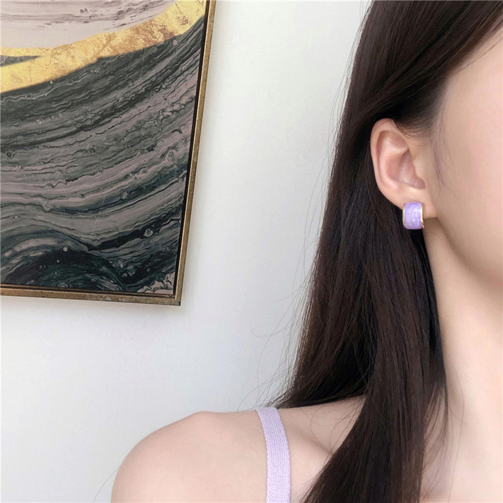 Khuyên tai S925 phong cách thanh lịch sành điệu cho nữ Yanqueens Trang sứ Quà tặng