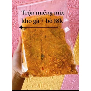 Bánh tráng trộn khô gà+ bò gia vị sẵn
