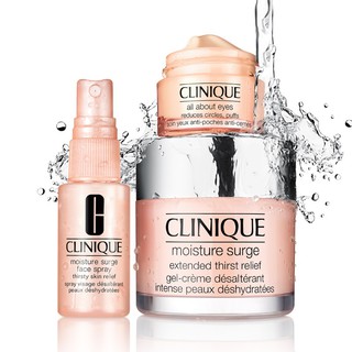 Set kem dưỡng Clinique moisture surge 72h + kem mắt 15ml + xịt khoáng 30ml