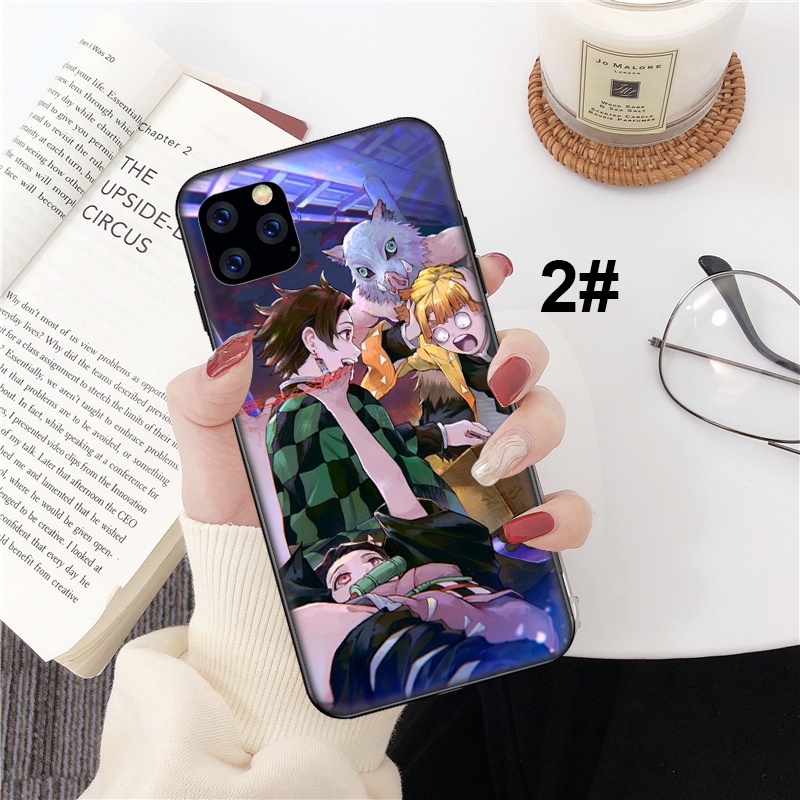 Ốp Điện Thoại Mềm Hình Anime Demon Slayer Cho iPhone 7 8 7+ 8+ 6+ 6S+ XR XS Max 5 5s C28