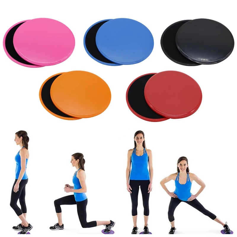 Set 2 Đĩa Trượt Hỗ Trợ Luyện Tập Yoga / Thể Hình