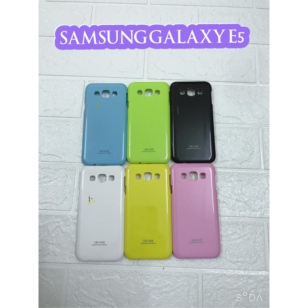 ( THANH LÝ) ỐP lưng SGP nhựa bóng Cho Samsung E5