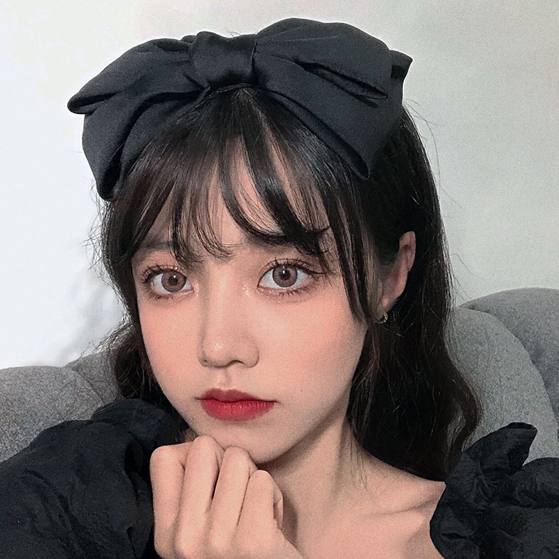 Băng Đô Nơ Satin Màu Sắc Ngọt Ngào Cho Nữ